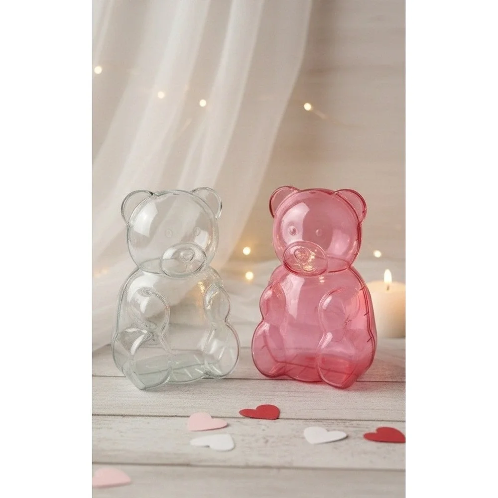New Way to Celebrate Valentines Day Gummy Bear Containers Set of 2 SHIPS FAST‎